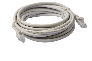 8WARE Cat6a UTP Ethernet Cable 15m Snagless Grey